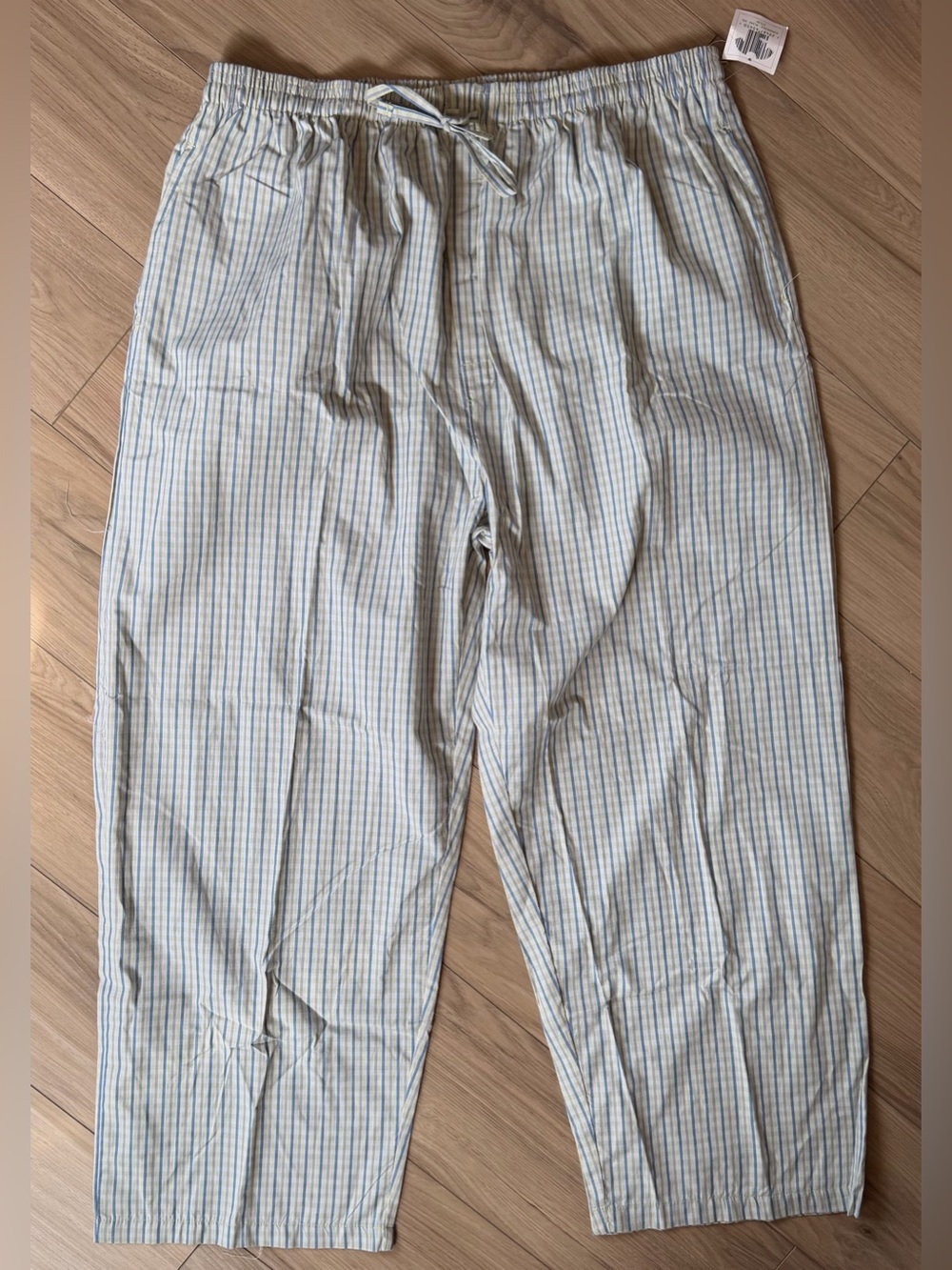 NWT Andrew Scott Mens Pajama Cotton Blend Plaid Sleep Lounge Pants 3X $75